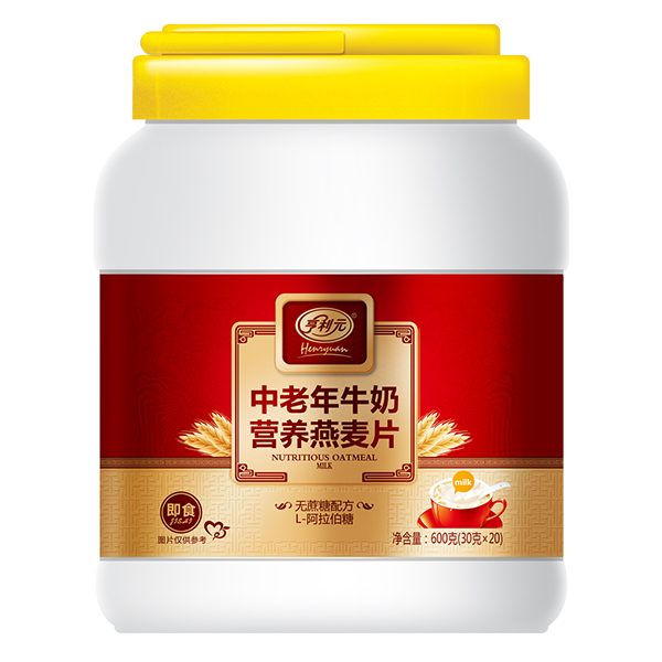 亨利元中老年牛奶營養(yǎng)燕麥片