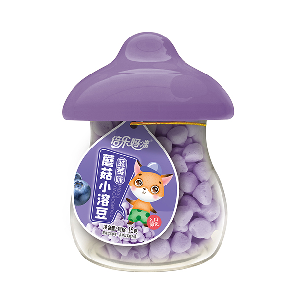 倍樂媽咪蘑菇小溶豆-藍(lán)莓味