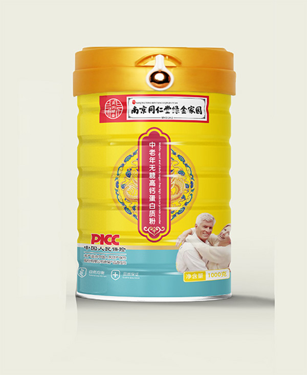 南京同仁堂綠金家園中老年無(wú)糖高鈣蛋白質(zhì)粉