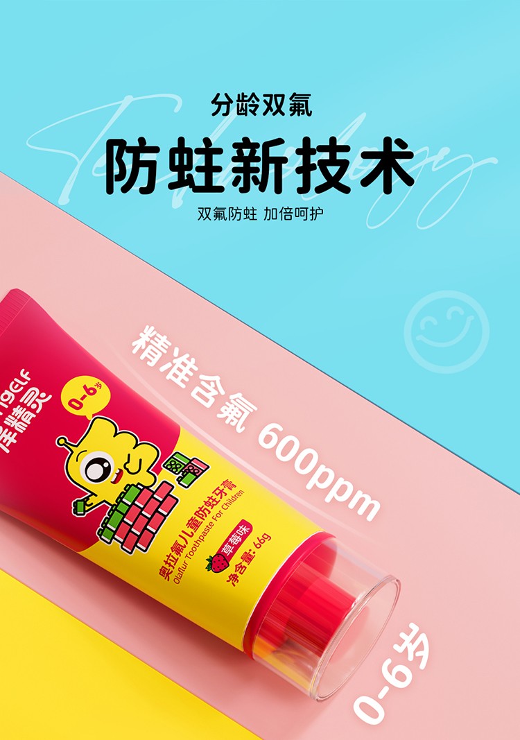 洋精靈0-6歲奧拉氟兒童防蛀牙膏 (4).jpg