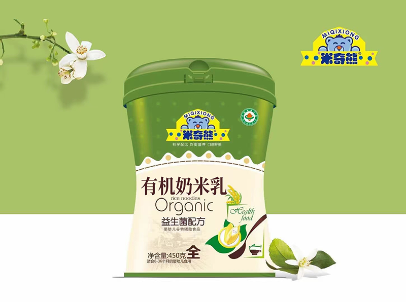 米奇熊有機(jī)奶米乳 益生菌配方
