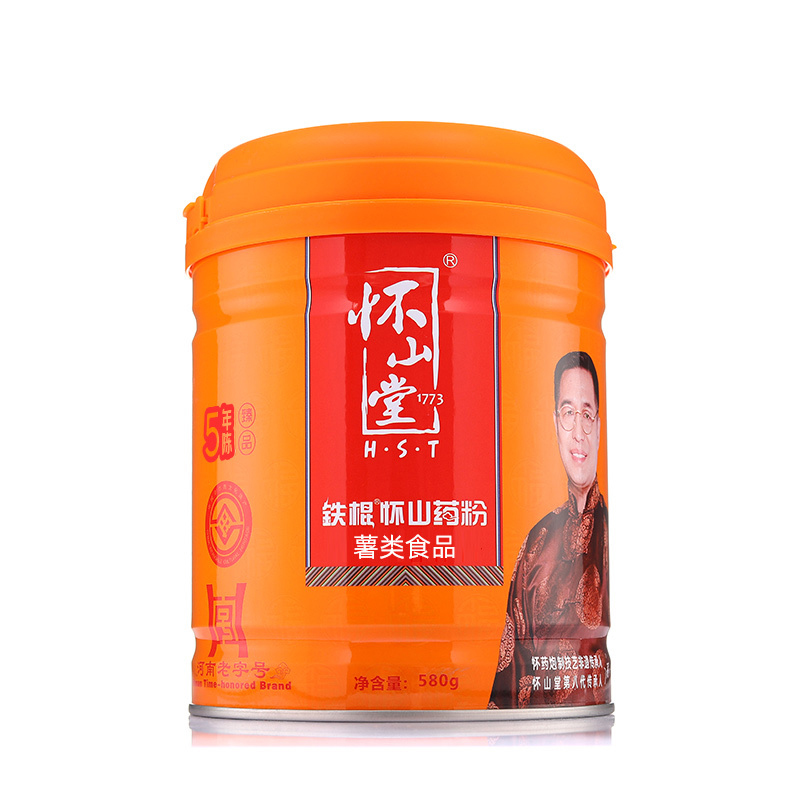 懷山堂鐵棍懷山藥粉 5年陳臻品橙罐580g.jpg 懷山堂鐵棍懷山藥粉 5年陳臻品橙罐580g.jpg