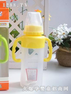 吉多小屋標準口徑硅膠奶瓶200ml