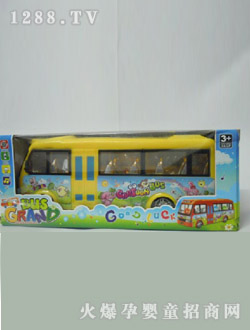 趣多多電動(dòng)公交車玩具