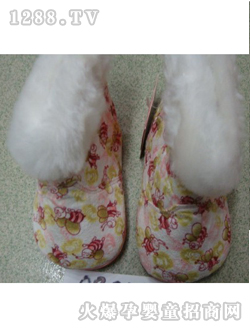 麗嬰房粉色小蜜蜂寶寶鞋