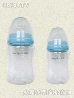 松道玻璃奶瓶藍(lán)色