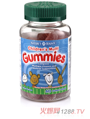 自然之寶兒童多種維生素營(yíng)養(yǎng)軟糖