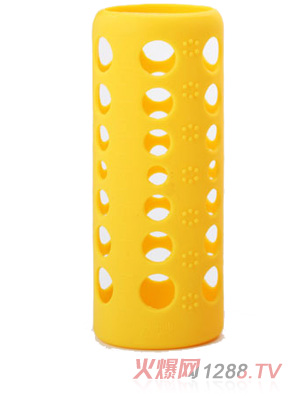 硅膠黃色奶瓶套