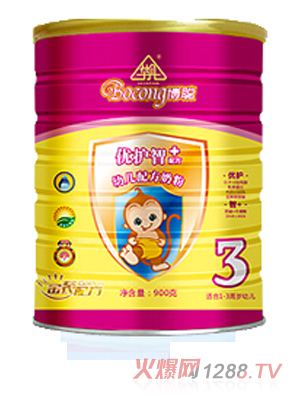 華丹博聰優(yōu)護(hù)智+嬰兒奶粉3段