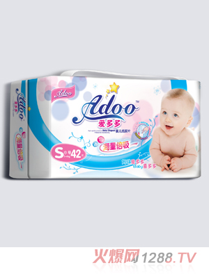 愛(ài)多多海量倍吸嬰兒紙尿片S碼42片
