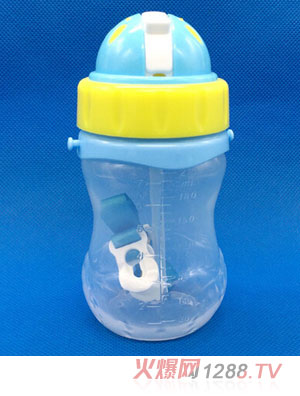 保利星210ML藍(lán)色帶背帶水杯