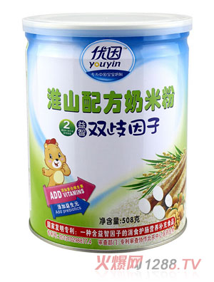 優(yōu)因淮山配方奶米粉2段