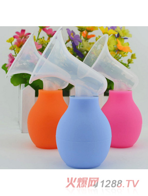 聰貝硅膠球手動簡易吸奶器