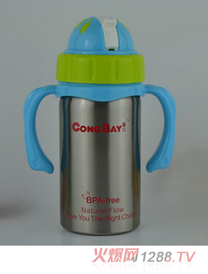 聰貝寶寶不銹鋼保溫水杯藍(lán)色