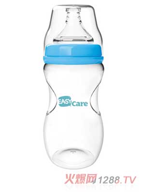 伊斯卡爾240mlPP寬口徑奶瓶（藍）