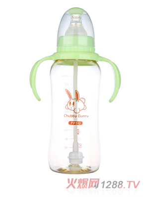 �����PPSU���J���ԄӰ�����ƿ300ML�Gɫ