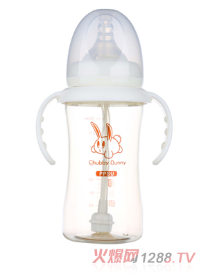 �����PPSU���ڏ����J���ԄӰ�����ƿ240ML��ɫ