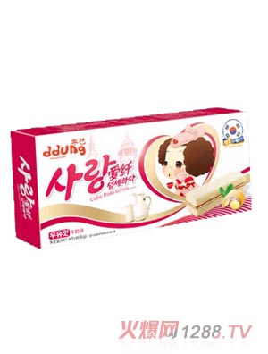 冬己愛(ài)纖夾層蛋糕牛奶味80克