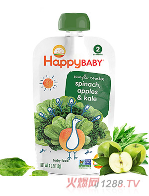 禧貝菠菜蘋果羽衣甘藍泥