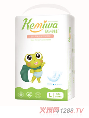 科米蛙yinge薄皮膚護(hù)理紙尿片L