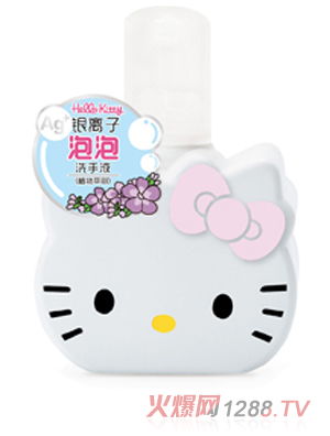 Hello Kitty初酷銀離子泡泡洗手液（植物萃?。?00ml