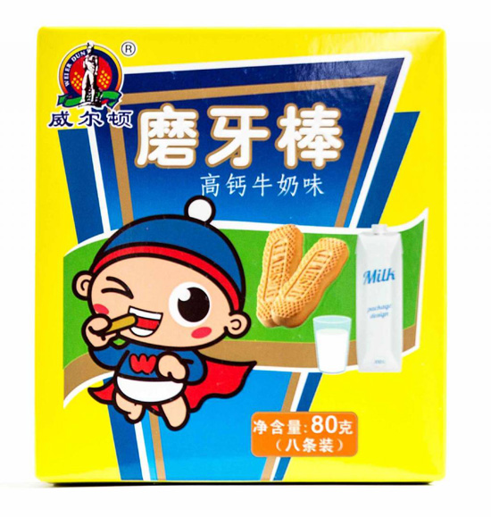 威爾頓高鈣牛奶味磨牙棒