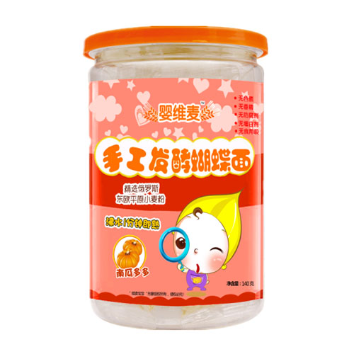 嬰維麥?zhǔn)止ぐl(fā)酵蝴蝶面南瓜