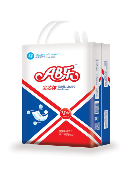 AB樂柔薄嬰兒紙尿片M68