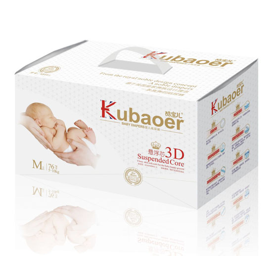 酷寶3D懸浮芯嬰兒紙尿褲M碼76片