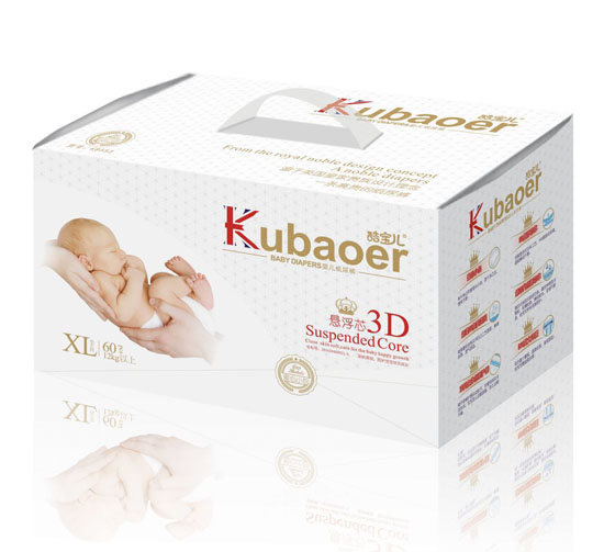 酷寶3D懸浮芯嬰兒紙尿褲XL碼60片
