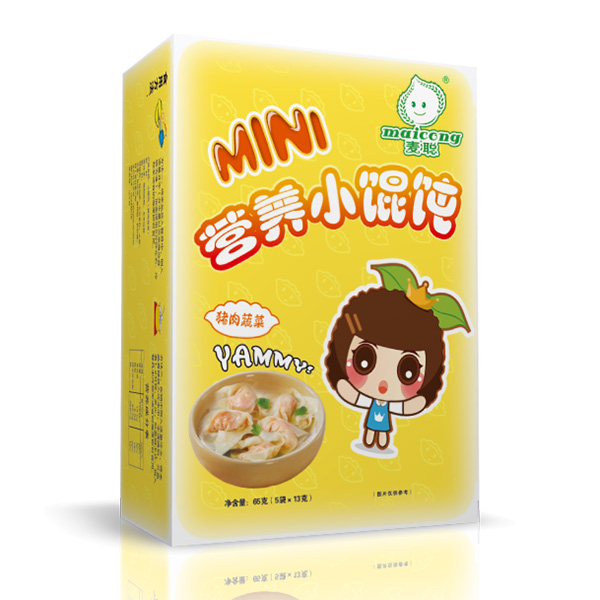麥聰營養(yǎng)小餛飩豬肉蔬菜